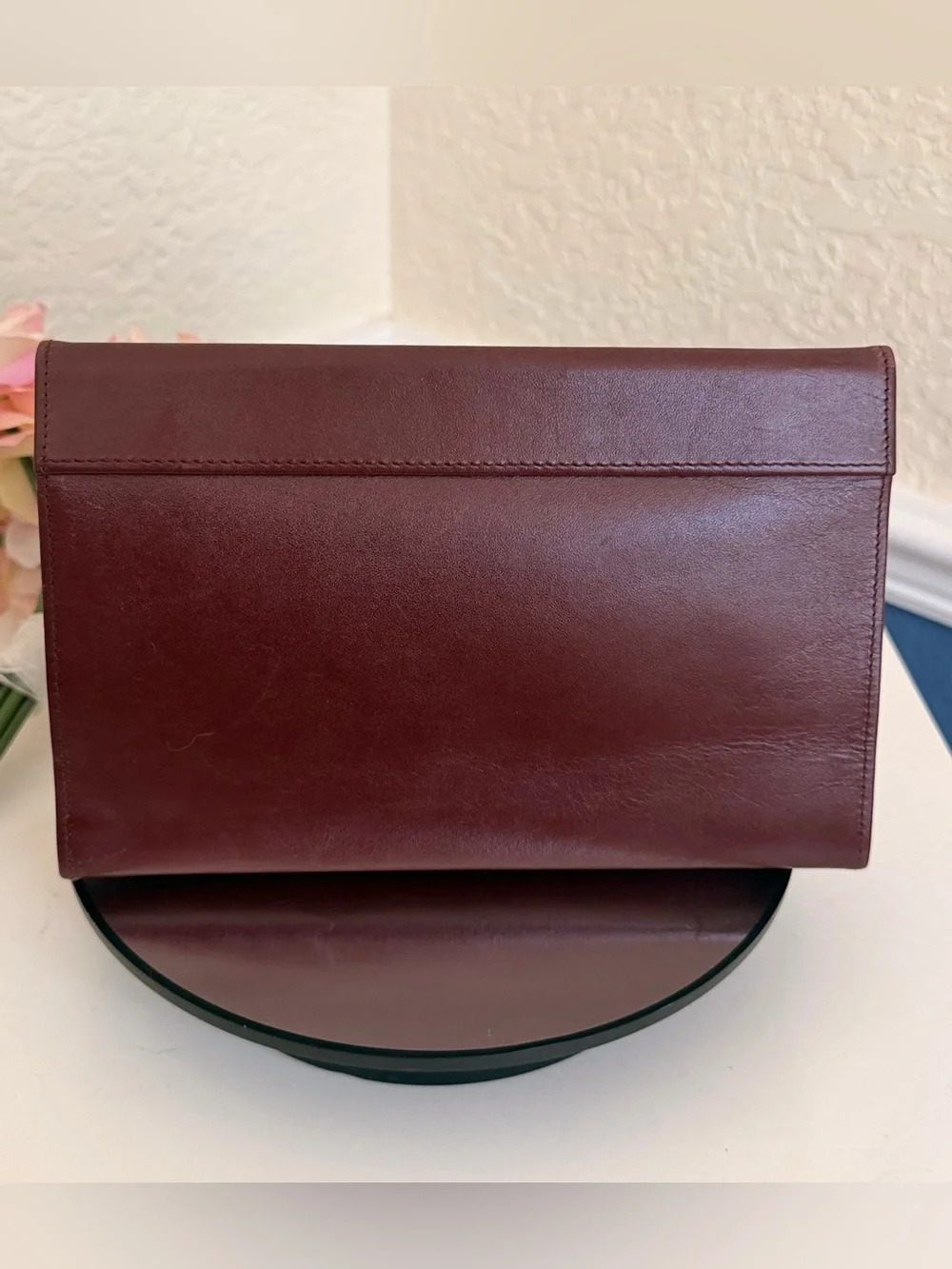 CARTIER Le Must de Cartier Clutch & Chain Shoulder Bag Double Snap Closure